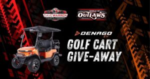 Read more about the article Win a Custom-Wrapped Denago Nomad XL Golf Cart – Signed by the Best in Racing!