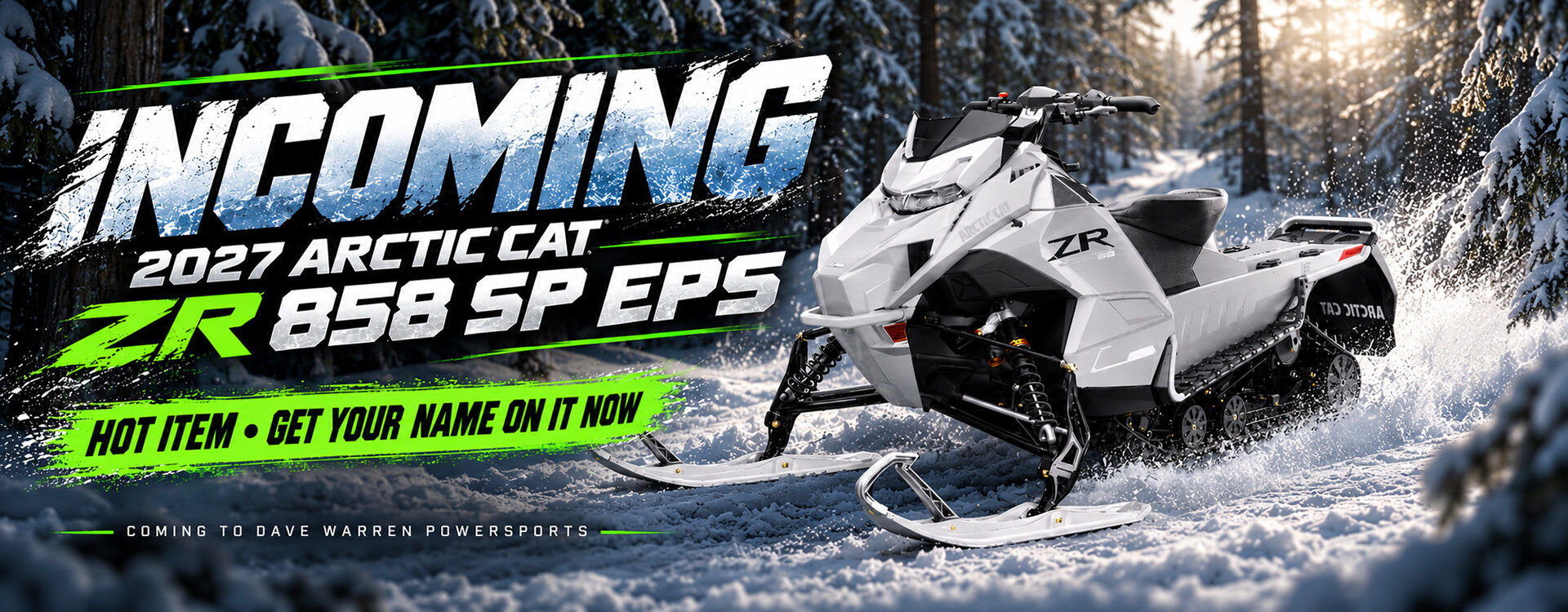 Arctic Cat ZR 858 Winter Rush